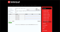 Desktop Screenshot of generatordanych.testerzy.pl