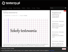 Tablet Screenshot of forum.testerzy.pl